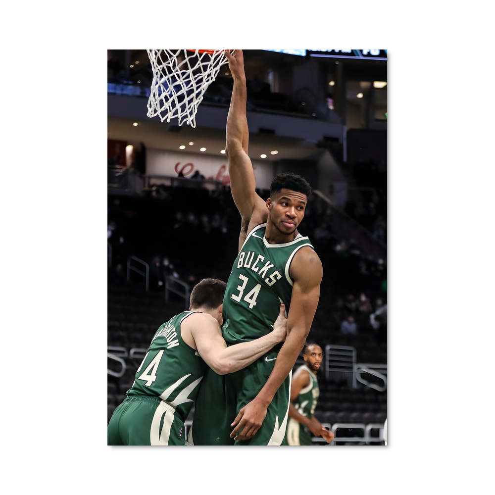 Poster Milwaukee bucks Envolée